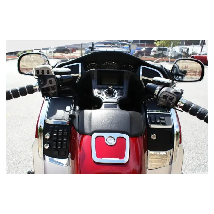 Chrome Dash Door Accents for Honda Goldwing GL1800 2012-2017 & F6B