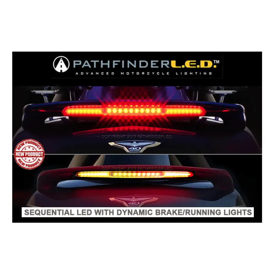 Honda Goldwing GL1800 2012-2017 Sequential LED Spoiler Light with Dynamic Brake & Running Light