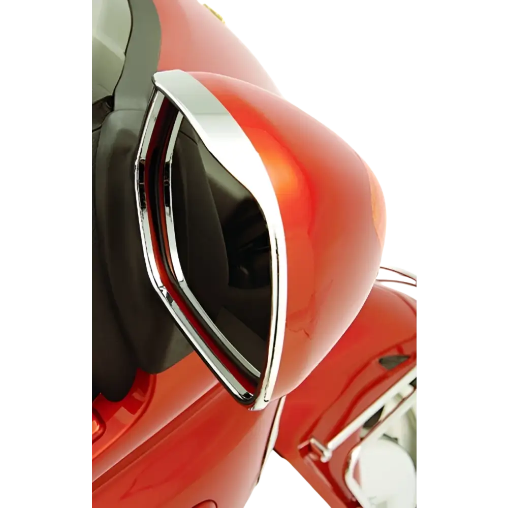 Honda Goldwing GL1800 Chrome Visored Mirror Trim (2001-2017)