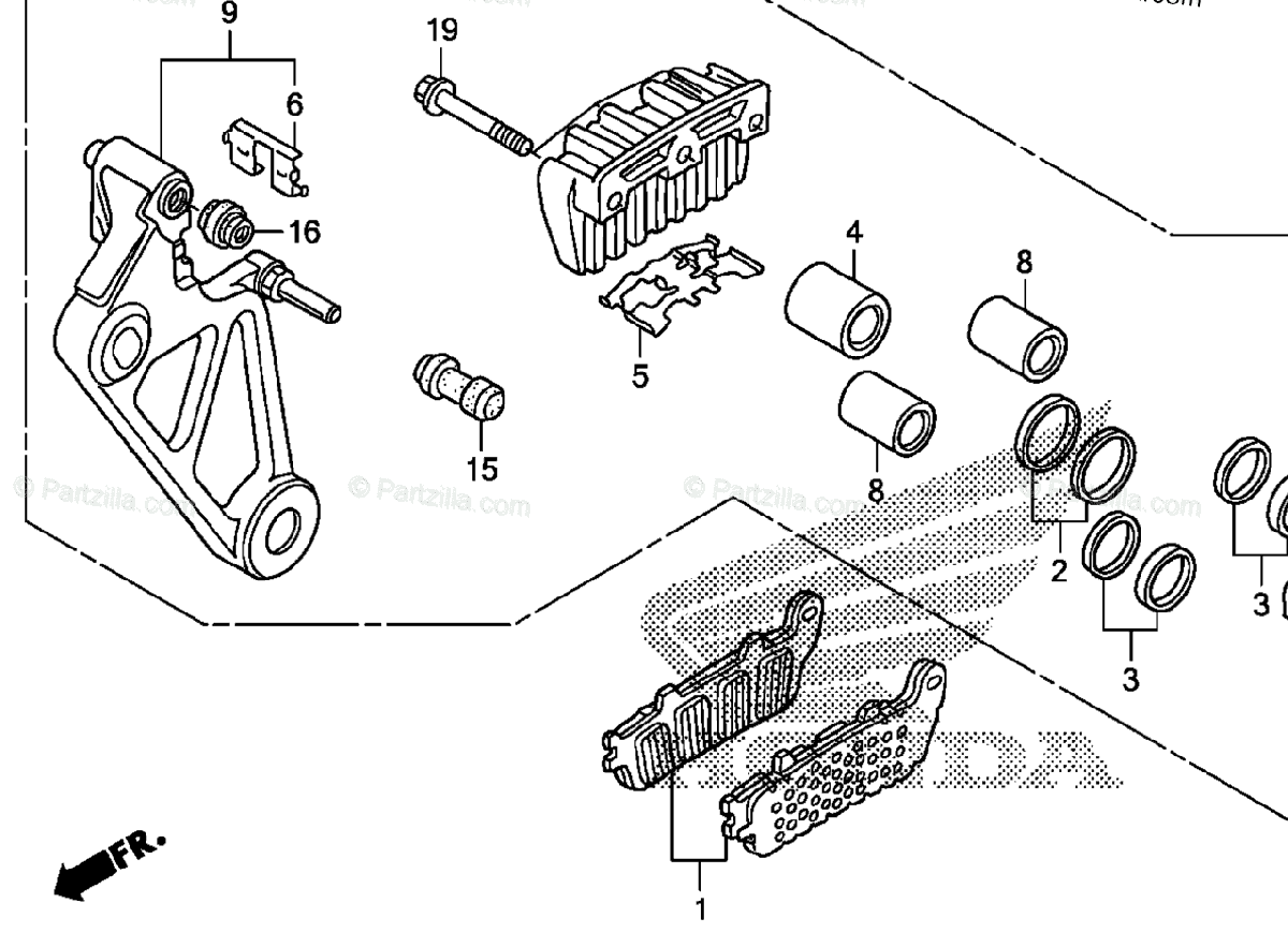OEM Honda Brake Parts