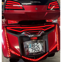 2001-2017 Honda Goldwing GL1800 Smoked LED Trunk Lights – Running & Brake Lights Upgrade