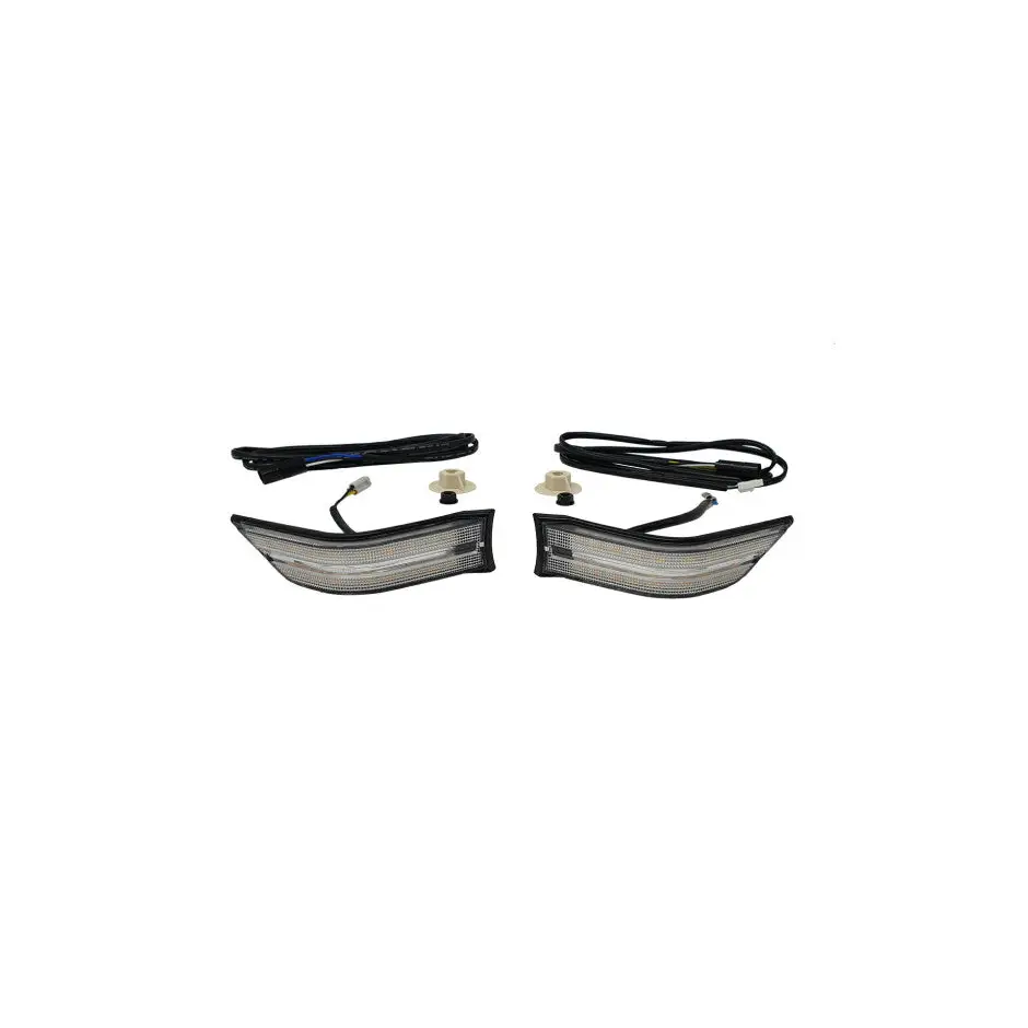 2018-2025 Honda Goldwing GL1800 Black Front Cowl DRL Light with Sequential LED Turn Signal – Pathfinder