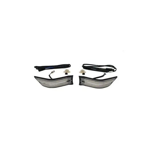 2018-2025 Honda Goldwing GL1800 Black Front Cowl DRL Light with Sequential LED Turn Signal – Pathfinder