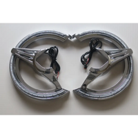 2018-2025 Honda Goldwing GL1800 Chrome Rotor Covers with Amber LED Lights