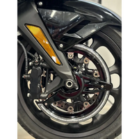 2018-2025 Honda Goldwing GL1800 Chrome Rotor Covers with Amber LED Lights