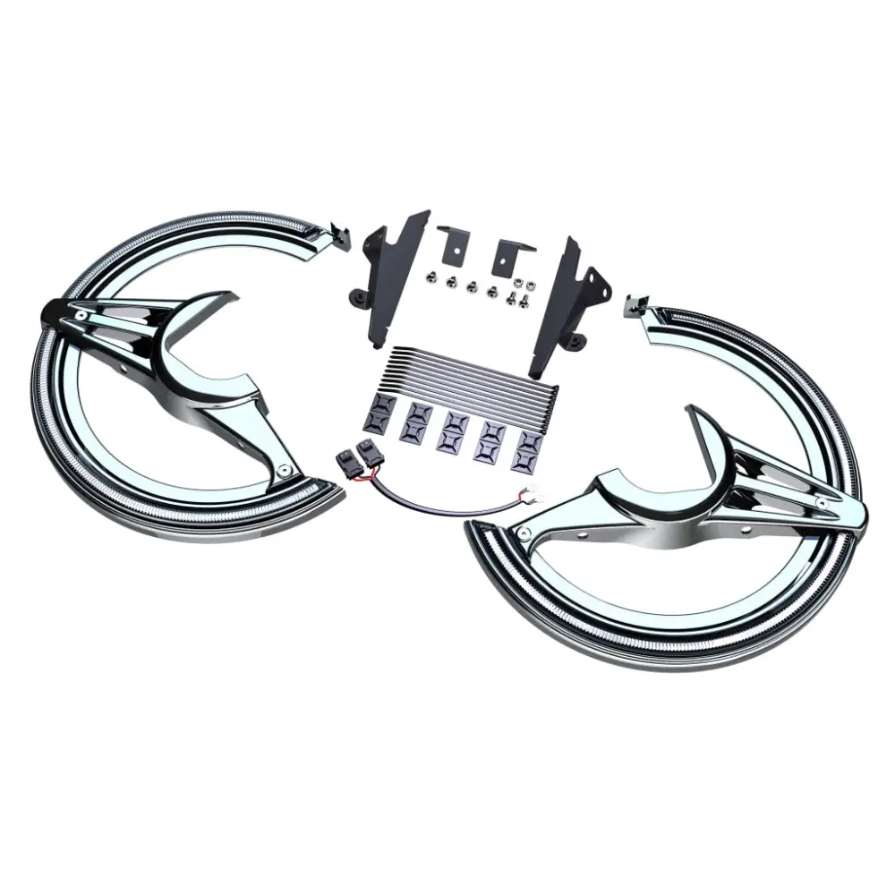 2018 GL1800 Chrome Rotor Covers