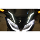 2018 Honda Goldwing GL1800 Goldstrike Strike Windshield Trim with LED Turn Signals