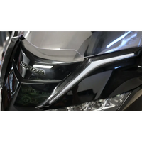 2018 Honda Goldwing GL1800 Goldstrike Strike Windshield Trim with LED Turn Signals