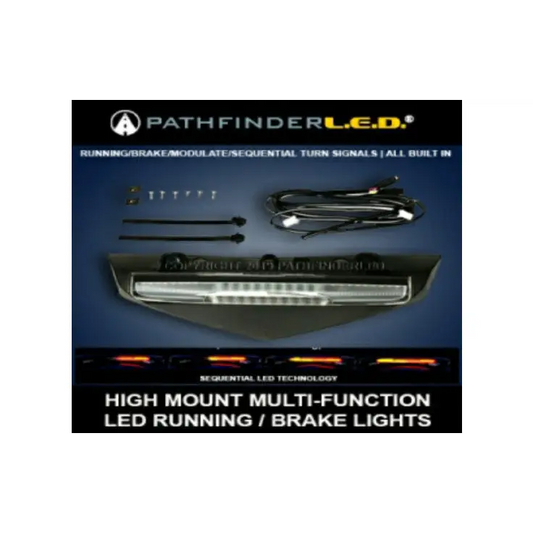 2018+ Honda Goldwing GL1800 High Mount Multi-Function LED Brake & Running Light with Dynamic Turn Signals