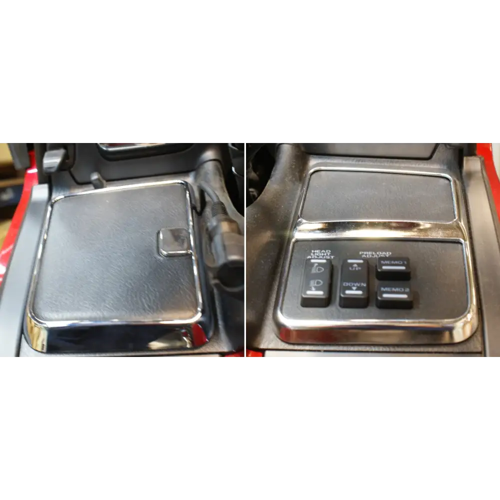 Chrome Dash Door Accents for Honda Goldwing GL1800 2012-2017 & F6B