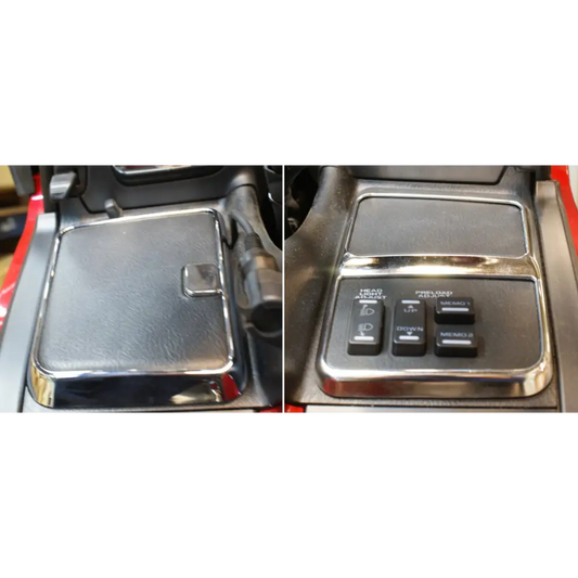 Chrome Dash Door Accents for Honda Goldwing GL1800 2012-2017 & F6B