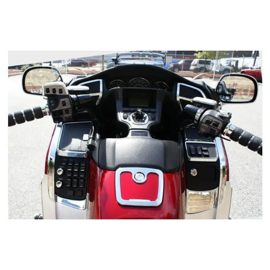 Chrome Dash Door Accents for Honda Goldwing GL1800 2012-2017 & F6B