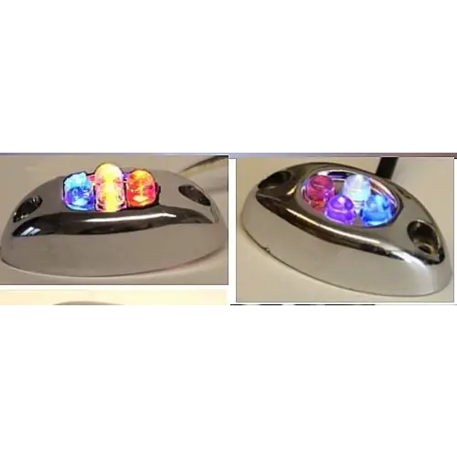 COURTESY LED TRICOLOUR R/B/A