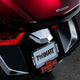 TWINART Chrome License Light Lid for Honda Goldwing GL1800 2018-UP