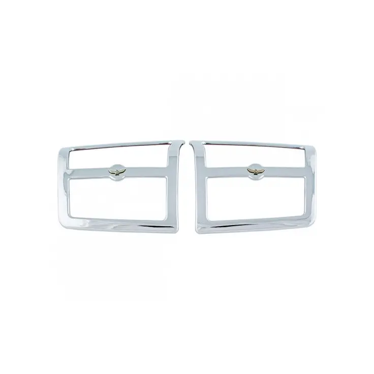 GL1800 06 Up Rear Chrome Speaker Grills