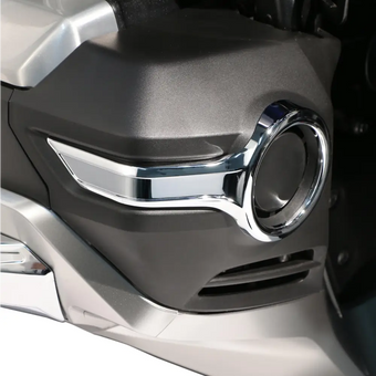 compare product GL1800 Chrome Fog Light Trim Rings
