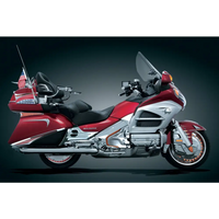 GL1800 Chrome L.E.D. Saddlebag Accent Swoops with Red Lenses