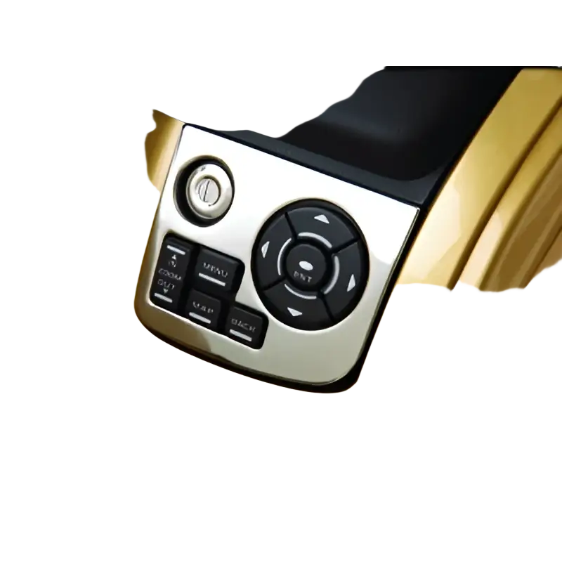 GL1800 Chrome Navigation Control Panel Accent