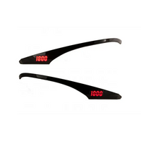 GL1800 Gloss Black Lighted Saddlebag Accent