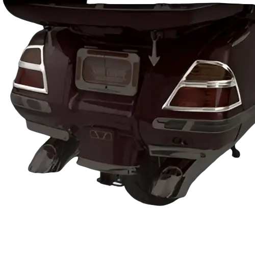 Gl1800 Saddlebag Taillight Chrome Grill 01-05