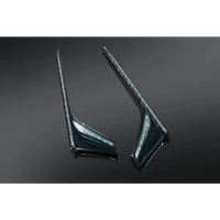 Gloss Black L.E.D. Vertical Rear Light Strips with Smoke Lenses