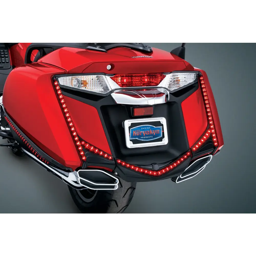 Gloss Black L.E.D. Vertical Rear Light Strips with Smoke Lenses