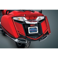 Gloss Black L.E.D. Vertical Rear Light Strips with Smoke Lenses