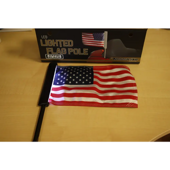 compare product Goldstrike Black Lighted Flag Pole