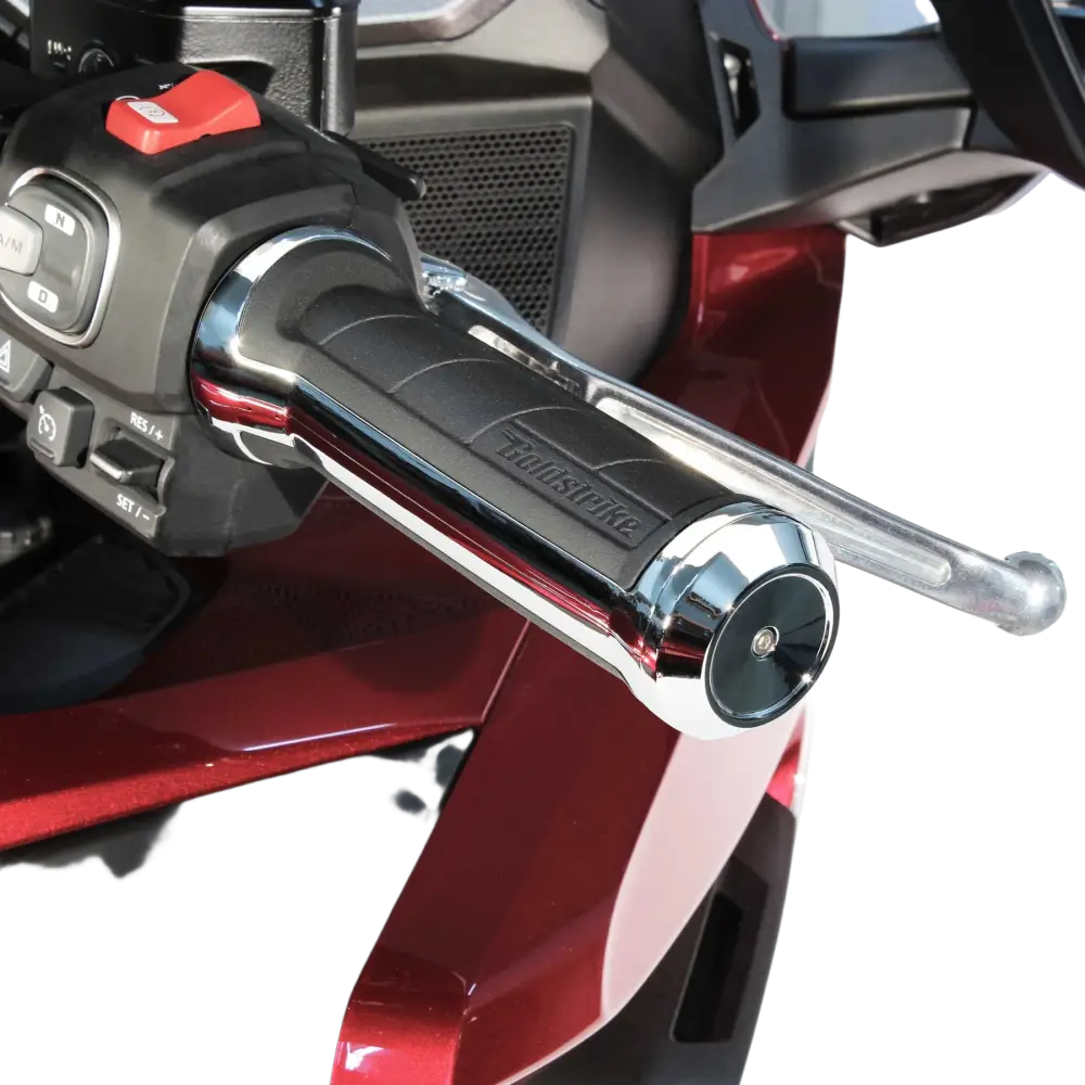 Goldstrike Grips for 2018+ Honda Goldwing GL1800 – Black or Chrome Finish