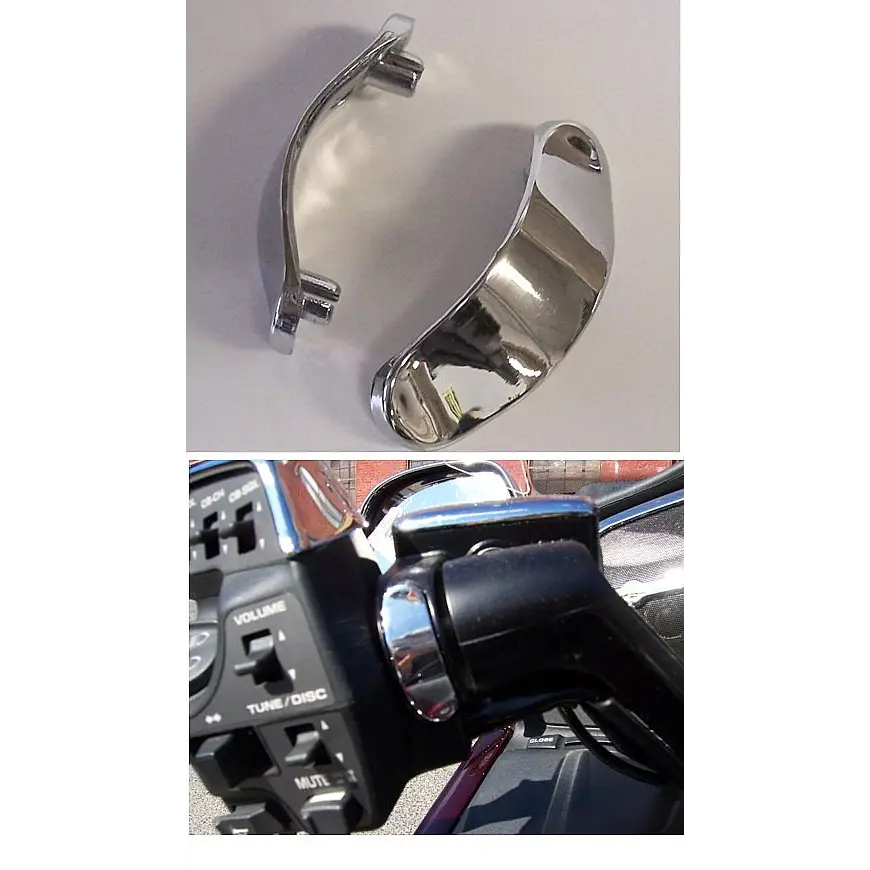 Honda Goldwing Chrome Handlebar Clamp Plugs