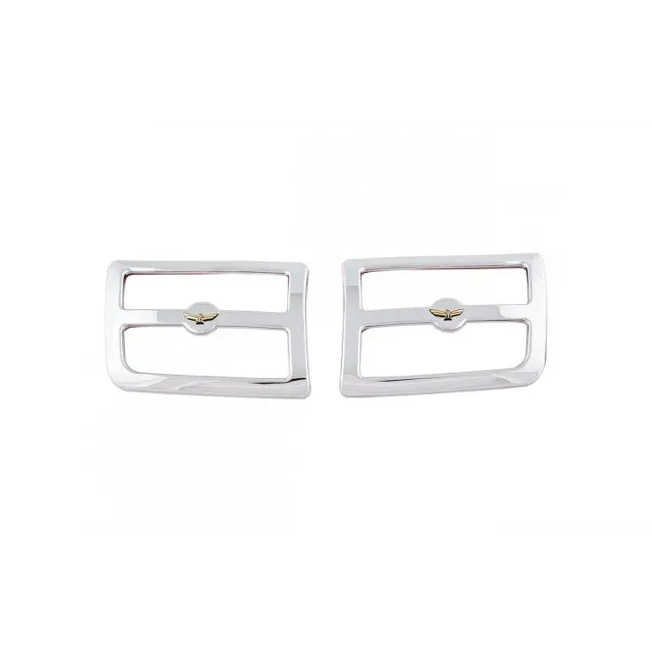 Honda Goldwing GL1800 01-05 Rear Chrome Speaker Grills – Pair