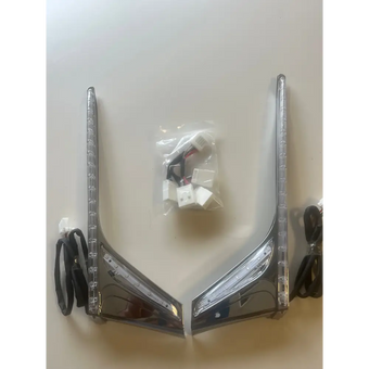 compare product Honda Goldwing GL1800 Chrome LED Vertical Rear Light Strips – Clear Lens