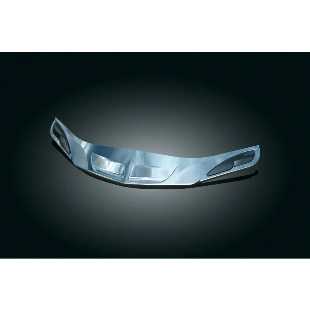 Honda Goldwing GL1800 Chrome Windshield Trim with LED Turn Signal Accents