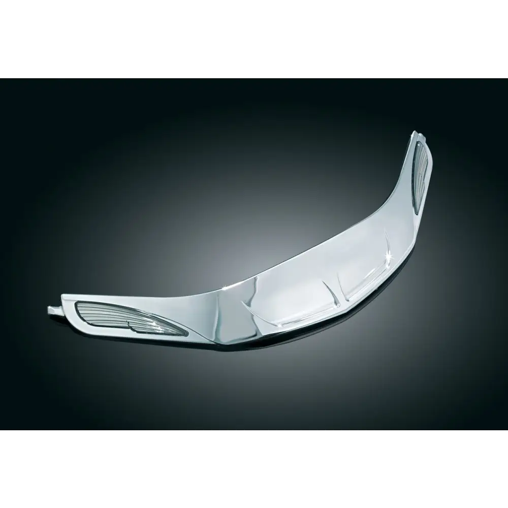 Honda Goldwing GL1800 Chrome Windshield Trim with LED Turn Signal Accents