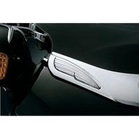 Honda Goldwing GL1800 Chrome Windshield Trim with LED Turn Signal Accents