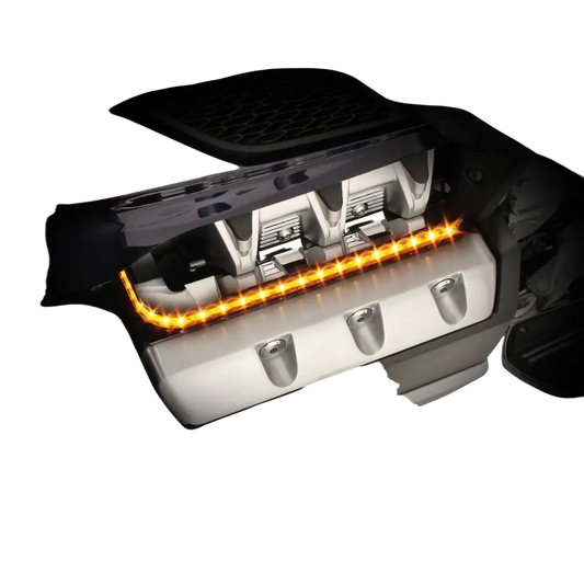 Honda Goldwing GL1800 LED Engine Lighting Panels 2018-2025 – Goldstrike Amber LED Cylinder Head Accent Lights