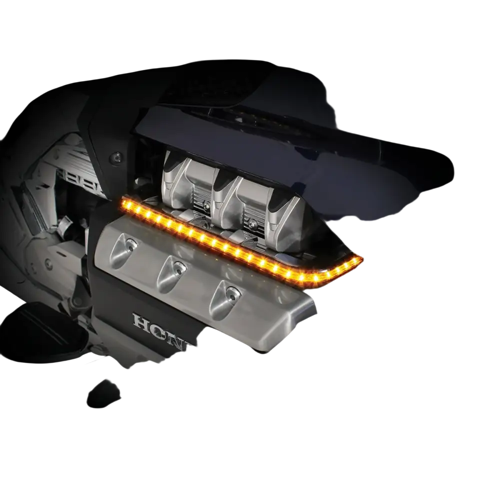 Honda Goldwing GL1800 LED Engine Lighting Panels 2018-2025 – Goldstrike Amber LED Cylinder Head Accent Lights