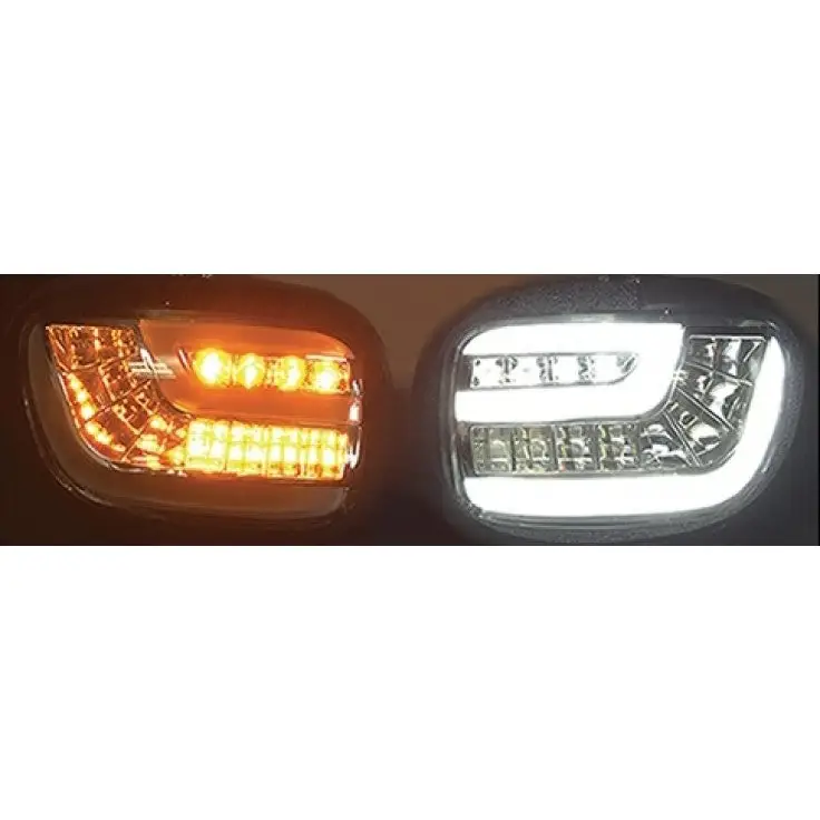 Honda Goldwing GL1800 PATHFINDER Smoked LED Front Indicators with DRL & Sequential Amber Signal (2001–2017)