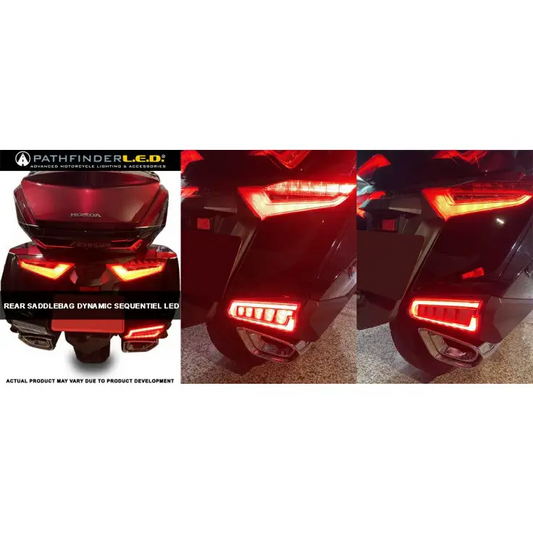 Honda Goldwing Rear Multi-Function Saddlebag LED Lights (2018-2021)