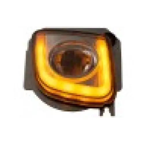 Honda Goldwing Rectangle LED Fog Lights with Integrated Daytime Running and Turn Signal Lights (GL1800/F6B/Valkyrie)