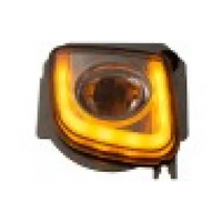 Honda Goldwing Rectangle LED Fog Lights with Integrated Daytime Running and Turn Signal Lights (GL1800/F6B/Valkyrie)