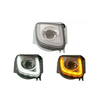 Honda Goldwing Rectangle LED Fog Lights with Integrated Daytime Running and Turn Signal Lights (GL1800/F6B/Valkyrie)