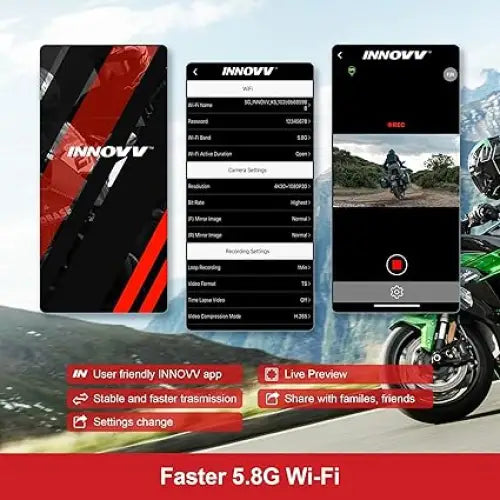 INNOVV K7 Motorcycle Dashcam