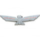 LED Red Lighted Chrome Eagle Emblem