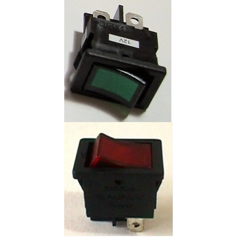compare product Lighted Green Rocker Switch