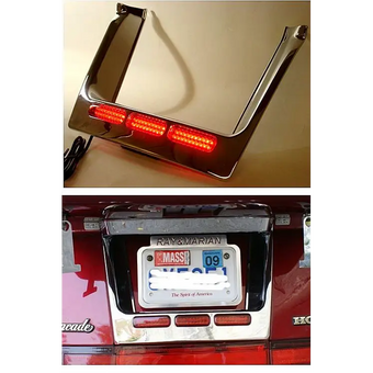 compare product Lighted Licence Plate Surround Chrome Filler