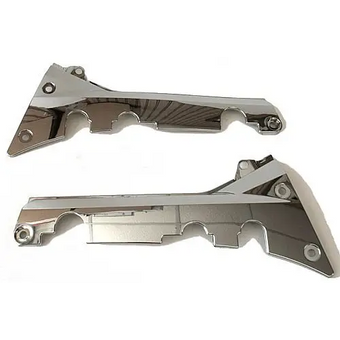 compare product PASSENGER FLOORBOARD STEP COVERS CHROME