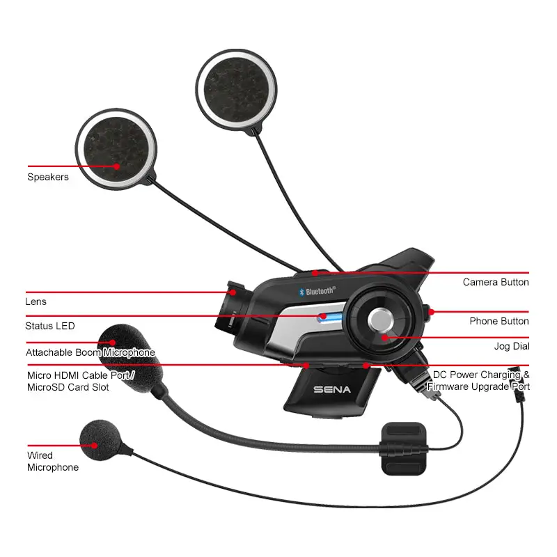 Sena 10C Motorcycle Camera and Intercom System