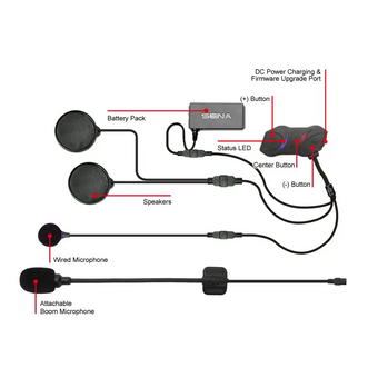 compare product Sena SMH10R Motorcycle Bluetooth Headset & Intercom