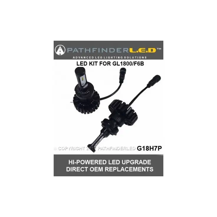 SoCalMotoGear GL1800 LED High Beam Headlight Kit